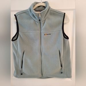 Moonstone Knit Vest in dusty blue (large)